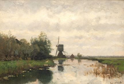 Signé Fredericus Jacobus van Rossum du Chattel. Pa