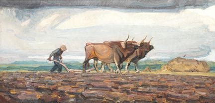 Adriaan Herman Gouwe (1875-1965) « Paysan labouran