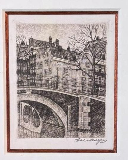 Sal Meijer (1877-1965) Reguliersgracht, Amsterdam,