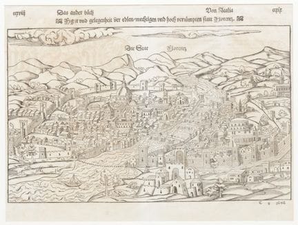 Sebastian Muenster (1488-1552), « Die Stat Florent
