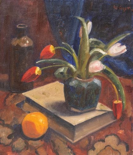 Leo Gestel (1881-1941) Nature morte aux tulipes da