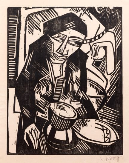 Karl Schmidt-Rottluff (1884-1876), « Mélancolie »,