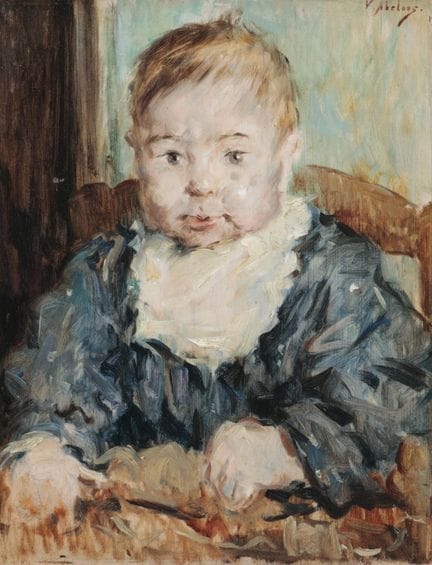 Victor Abeloos (1881-1965) Portrait d'un petit gar