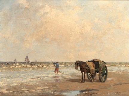 Gerardus Johannes Delfgaauw (1882-1947) « Pêcheur 