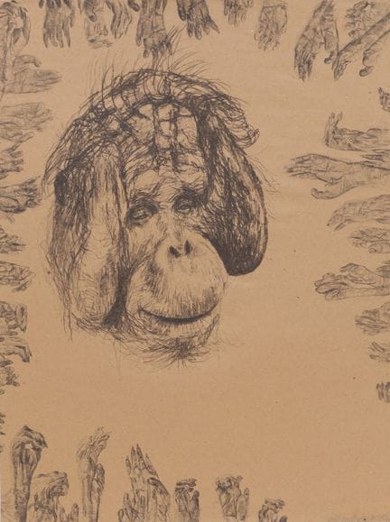 Erik Andriesse (1957-1993) « Sam »      lithograph