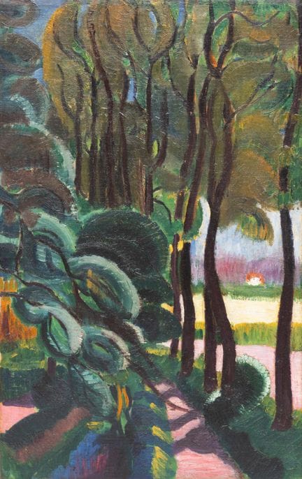 Wim Bosma (1902-1985) Petite allée d'été (vers 192