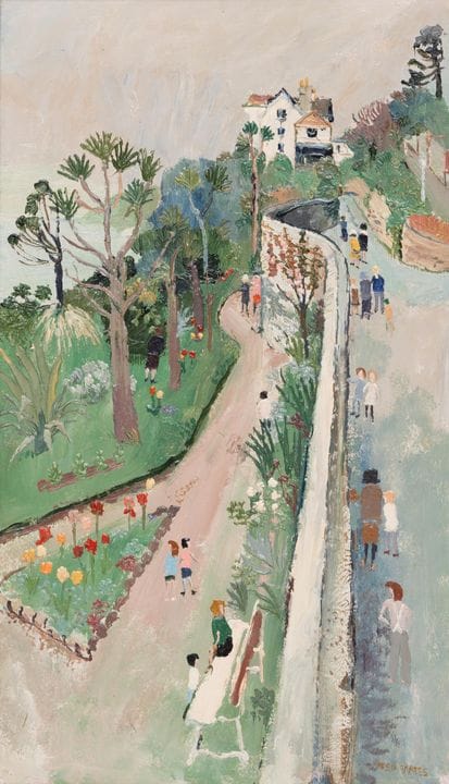 Fred Yates (1922-2008), « The Esplanada, Fowey », 