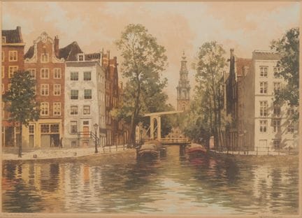 Hendrik Roodenburg (1895-1987) Vue sur le Groenbur