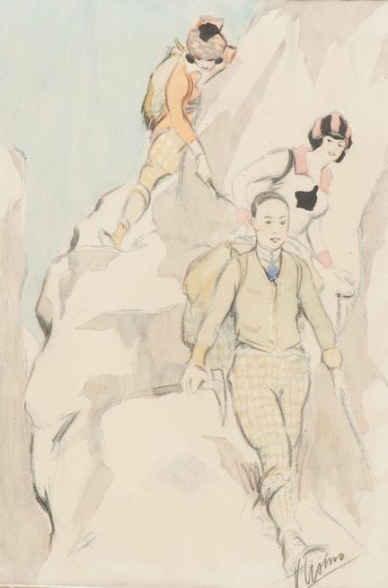 H. Uvino (pseudonyme d'Henri Pieck, 1895-1972) Aqu
