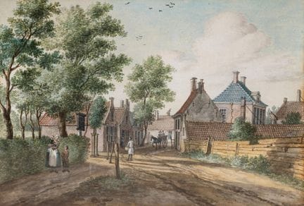 Paulus Constantin La Fargue (1729-1782) Vue de la 