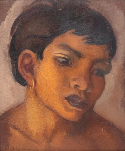 Charles Sayers (1901-1943), « Jeune Balinais », hu