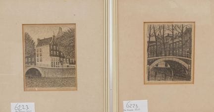 Sal Meijer (1877-1965), série de six gravures à l'