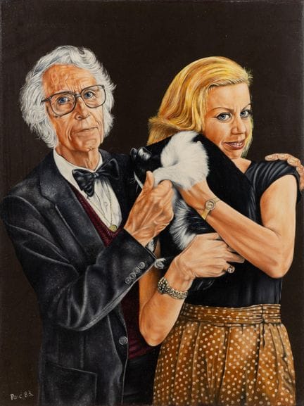 Cedo Paic (XXe siècle) Carel Willink avec Wilma et