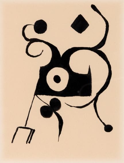 Piet Ouborg (1893-1956) Sans titre, encre sur papi