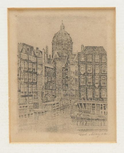 Sal Meijer (1877-1965) Trois gravures différentes,