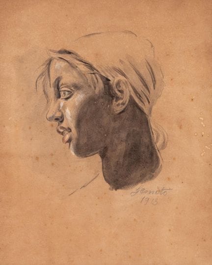 Vincenzo Gemito (1852-1929) Portrait d'un garçon, 