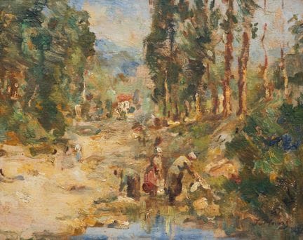Jacques van Mourik (1879-1971) « Femmes au bord d'