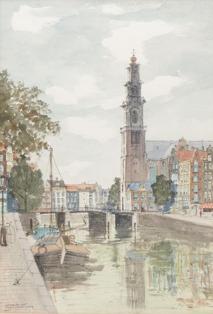 Jan den Hengst (1904-1982) : « Le Prinsengracht pr