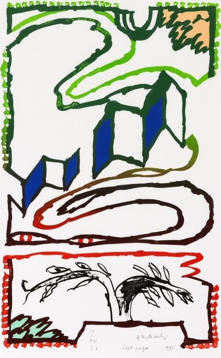 Pierre Alechinsky (né en 1927) « Sept Pages »     
