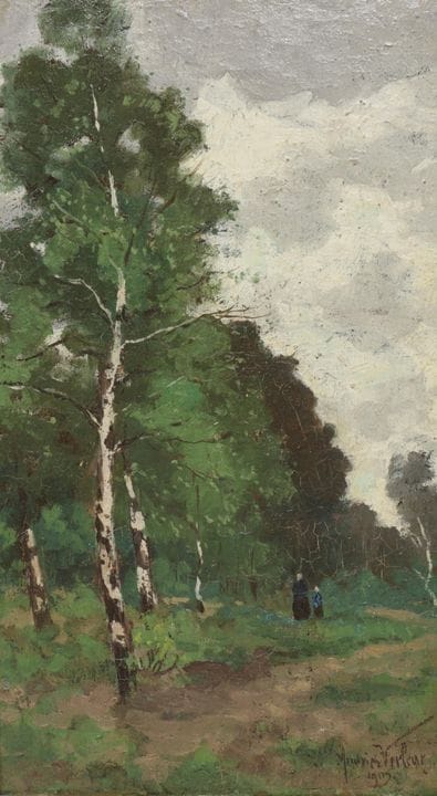 Andries Verleur (1876-1953) « Une mère et son enfa