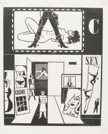 Gerd Arntz (1900-1988) Deux linogravures, deux foi