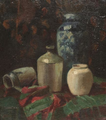Jacoba Surie (1879-1970) Nature morte avec des vas