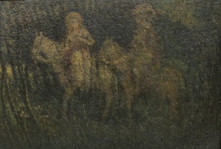 Henri van Daalhoff (1867-1953) «Figuras a caballo»