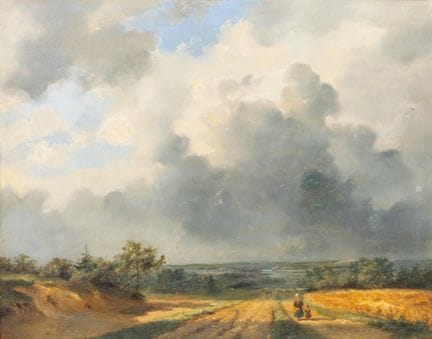 Cornelis Francois Roos (1802-1884) «Paisaje extens
