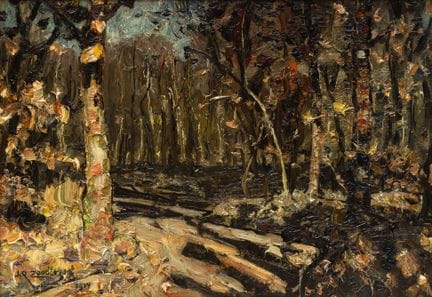 Jan Adam Zandleven (1868-1923) « Chemin forestier 