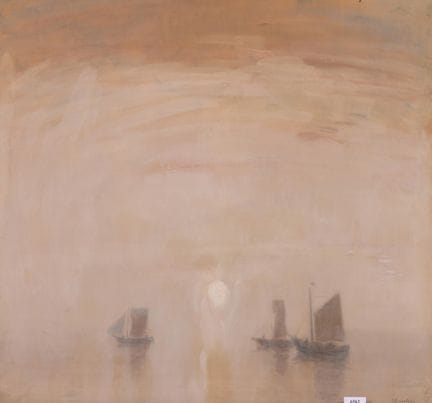 Richard Baseleer (1867-1951) « Des bateaux sur des
