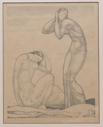 Carl Schwalbach (1885-1983) Trois lithographies di