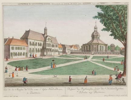 Johan Balthasar Probst (1673-1750). Vista del Ayun