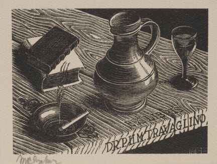 Maurits Cornelis Escher (1898-1972) Ex-libris du D