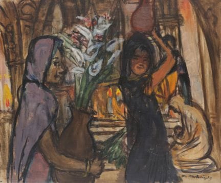 Marie-Louise von Motesiczky (1906-1996) À l'église