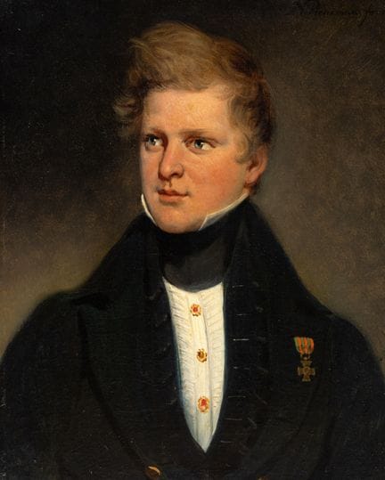 Nicolaas Pieneman (1810-1860) Portrait d'un homme,