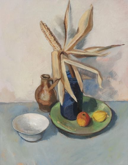 Artiste inconnu, XXe siècle. Nature morte, huile s