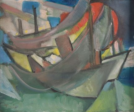 Carlos Torroba (XXe siècle) Vue du port. Comprend 