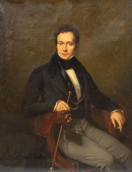 François Vincent M. Latil D'Aix (1796-1890) Portra