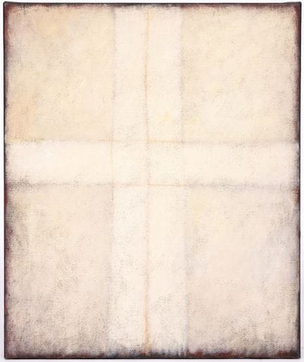 Ton Frenken (1930-2004), « Wit-Kruis », huile et a