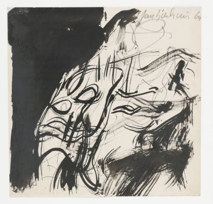Jan Sierhuis (né en 1928) Sans titre, dessin à l'e