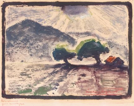 William Degouve de Nuncques (1867-1935) Paysage en