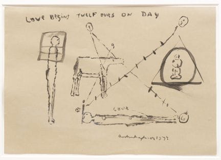 Attribué à Anton Heijboer (1924-2005) : « Love beg