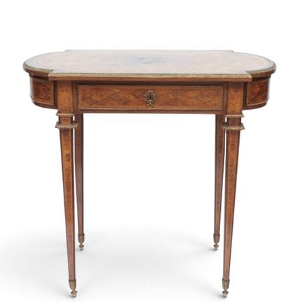 Tavolino in legno di rosa, stile Napoleone III, co