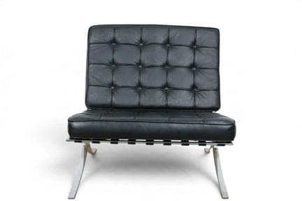 Replica della Barcelona Chair, ispirata a Ludwig M