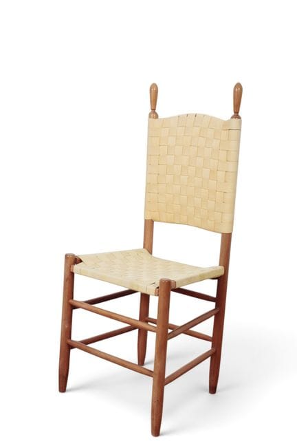 "Sedia Shaker" in legno di faggio con seduta e sch