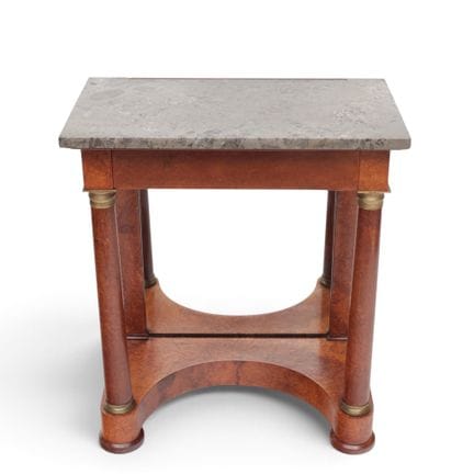 Trumeau de madera de tuya, estilo Imperio, con tab