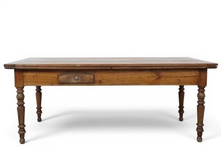 Francia, mesa extensible de madera de cerezo, sigl