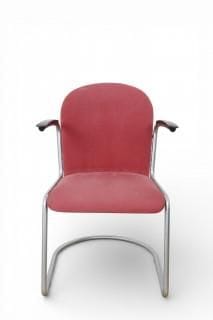 W.H. Gispen, poltrona n. 413, design anni '40, ann