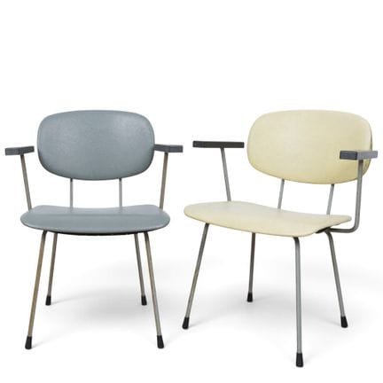 Wim Rietveld per Gispen, coppia di poltrone "116",