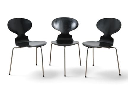 Arne Jacobsen per Fritz Hansen, Danimarca, set di 